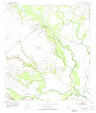 Bloomington SW Texas Historical topographic map, 1:24000 scale, 7.5 X 7.5 Minute, Year 1952