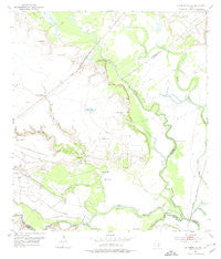 Bloomington SW Texas Historical topographic map, 1:24000 scale, 7.5 X 7.5 Minute, Year 1952