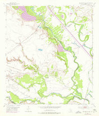 Bloomington SW Texas Historical topographic map, 1:24000 scale, 7.5 X 7.5 Minute, Year 1952