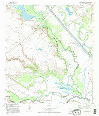 Bloomington SW Texas Historical topographic map, 1:24000 scale, 7.5 X 7.5 Minute, Year 1995