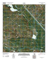Bloomington SW Texas Historical topographic map, 1:24000 scale, 7.5 X 7.5 Minute, Year 2010
