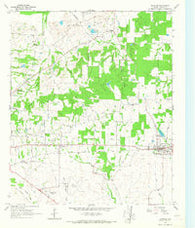 Blossom Texas Historical topographic map, 1:24000 scale, 7.5 X 7.5 Minute, Year 1964