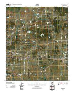 Blossom Texas Historical topographic map, 1:24000 scale, 7.5 X 7.5 Minute, Year 2010
