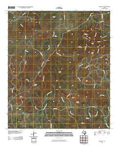 Blowout Texas Historical topographic map, 1:24000 scale, 7.5 X 7.5 Minute, Year 2010