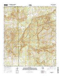 Blowout Texas Current topographic map, 1:24000 scale, 7.5 X 7.5 Minute, Year 2016