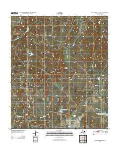 Blucher Mountain Texas Historical topographic map, 1:24000 scale, 7.5 X 7.5 Minute, Year 2013