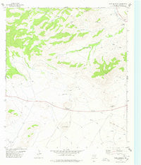 Blue Mountain Texas Historical topographic map, 1:24000 scale, 7.5 X 7.5 Minute, Year 1978