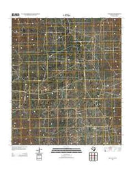 Blue Hills Texas Historical topographic map, 1:24000 scale, 7.5 X 7.5 Minute, Year 2012
