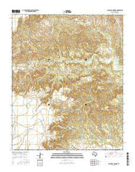Blue Hole Springs Texas Current topographic map, 1:24000 scale, 7.5 X 7.5 Minute, Year 2016