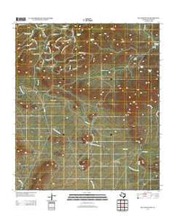 Blue Mountain Texas Historical topographic map, 1:24000 scale, 7.5 X 7.5 Minute, Year 2012