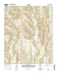 Blue Ridge Texas Current topographic map, 1:24000 scale, 7.5 X 7.5 Minute, Year 2016