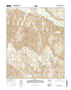 Blue Ridge School Texas Current topographic map, 1:24000 scale, 7.5 X 7.5 Minute, Year 2016