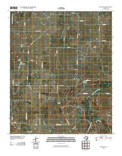 Bluegrove Texas Historical topographic map, 1:24000 scale, 7.5 X 7.5 Minute, Year 2010