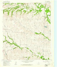 Bluett Texas Historical topographic map, 1:24000 scale, 7.5 X 7.5 Minute, Year 1960
