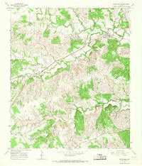 Bluff Dale Texas Historical topographic map, 1:24000 scale, 7.5 X 7.5 Minute, Year 1965