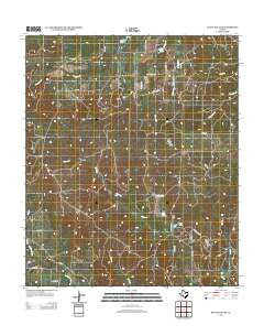 Bluff Dale NE Texas Historical topographic map, 1:24000 scale, 7.5 X 7.5 Minute, Year 2012