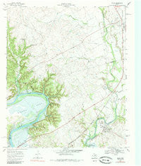 Blum Texas Historical topographic map, 1:24000 scale, 7.5 X 7.5 Minute, Year 1968