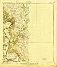 Blum Texas Historical topographic map, 1:62500 scale, 15 X 15 Minute, Year 1927