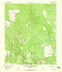 Bob Creek Texas Historical topographic map, 1:24000 scale, 7.5 X 7.5 Minute, Year 1959