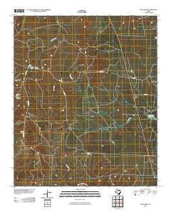 Bob Creek Texas Historical topographic map, 1:24000 scale, 7.5 X 7.5 Minute, Year 2010