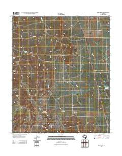 Bob Creek Texas Historical topographic map, 1:24000 scale, 7.5 X 7.5 Minute, Year 2012