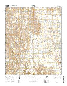 Bob Creek Texas Current topographic map, 1:24000 scale, 7.5 X 7.5 Minute, Year 2016