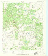 Bobcat Bluff Texas Historical topographic map, 1:24000 scale, 7.5 X 7.5 Minute, Year 1964