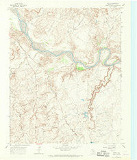 Boden Texas Historical topographic map, 1:24000 scale, 7.5 X 7.5 Minute, Year 1966