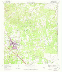 Boerne Texas Historical topographic map, 1:24000 scale, 7.5 X 7.5 Minute, Year 1964