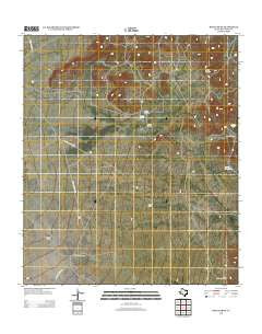 Boggy Draw Texas Historical topographic map, 1:24000 scale, 7.5 X 7.5 Minute, Year 2012