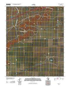 Boise Texas Historical topographic map, 1:24000 scale, 7.5 X 7.5 Minute, Year 2010