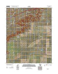 Boise Texas Historical topographic map, 1:24000 scale, 7.5 X 7.5 Minute, Year 2012
