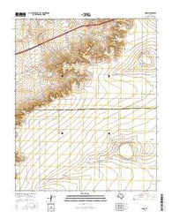 Boise Texas Current topographic map, 1:24000 scale, 7.5 X 7.5 Minute, Year 2016