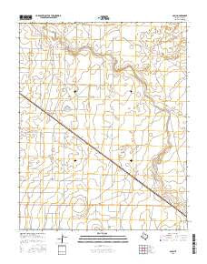 Bolin Texas Current topographic map, 1:24000 scale, 7.5 X 7.5 Minute, Year 2016