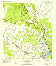Boling Texas Historical topographic map, 1:24000 scale, 7.5 X 7.5 Minute, Year 1953