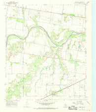 Bomarton Texas Historical topographic map, 1:24000 scale, 7.5 X 7.5 Minute, Year 1966
