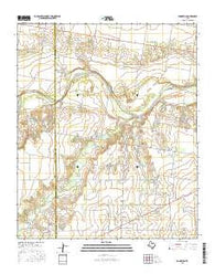 Bomarton Texas Current topographic map, 1:24000 scale, 7.5 X 7.5 Minute, Year 2016
