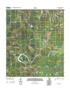 Bon Wier Texas Historical topographic map, 1:24000 scale, 7.5 X 7.5 Minute, Year 2012