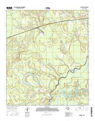 Bon Wier Texas Current topographic map, 1:24000 scale, 7.5 X 7.5 Minute, Year 2016