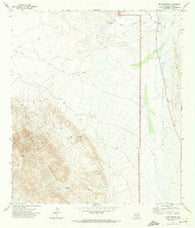 Bone Spring Texas Historical topographic map, 1:24000 scale, 7.5 X 7.5 Minute, Year 1971