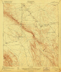 Bone Spring Texas Historical topographic map, 1:62500 scale, 15 X 15 Minute, Year 1920