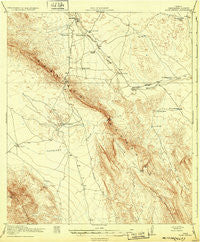 Bone Spring Texas Historical topographic map, 1:62500 scale, 15 X 15 Minute, Year 1920