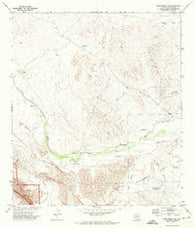 Bone Spring NE Texas Historical topographic map, 1:24000 scale, 7.5 X 7.5 Minute, Year 1971