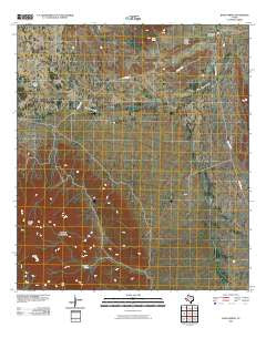 Bone Spring Texas Historical topographic map, 1:24000 scale, 7.5 X 7.5 Minute, Year 2010
