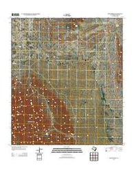 Bone Spring Texas Historical topographic map, 1:24000 scale, 7.5 X 7.5 Minute, Year 2012