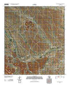 Bone Spring NE Texas Historical topographic map, 1:24000 scale, 7.5 X 7.5 Minute, Year 2010