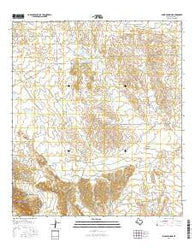Bone Spring NE Texas Current topographic map, 1:24000 scale, 7.5 X 7.5 Minute, Year 2016