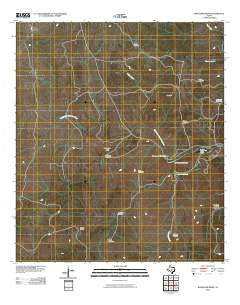 Boneyard Draw Texas Historical topographic map, 1:24000 scale, 7.5 X 7.5 Minute, Year 2010