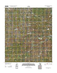 Boneyard Draw Texas Historical topographic map, 1:24000 scale, 7.5 X 7.5 Minute, Year 2013