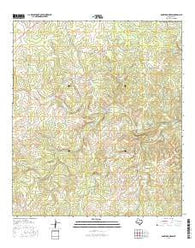 Boneyard Draw Texas Current topographic map, 1:24000 scale, 7.5 X 7.5 Minute, Year 2016